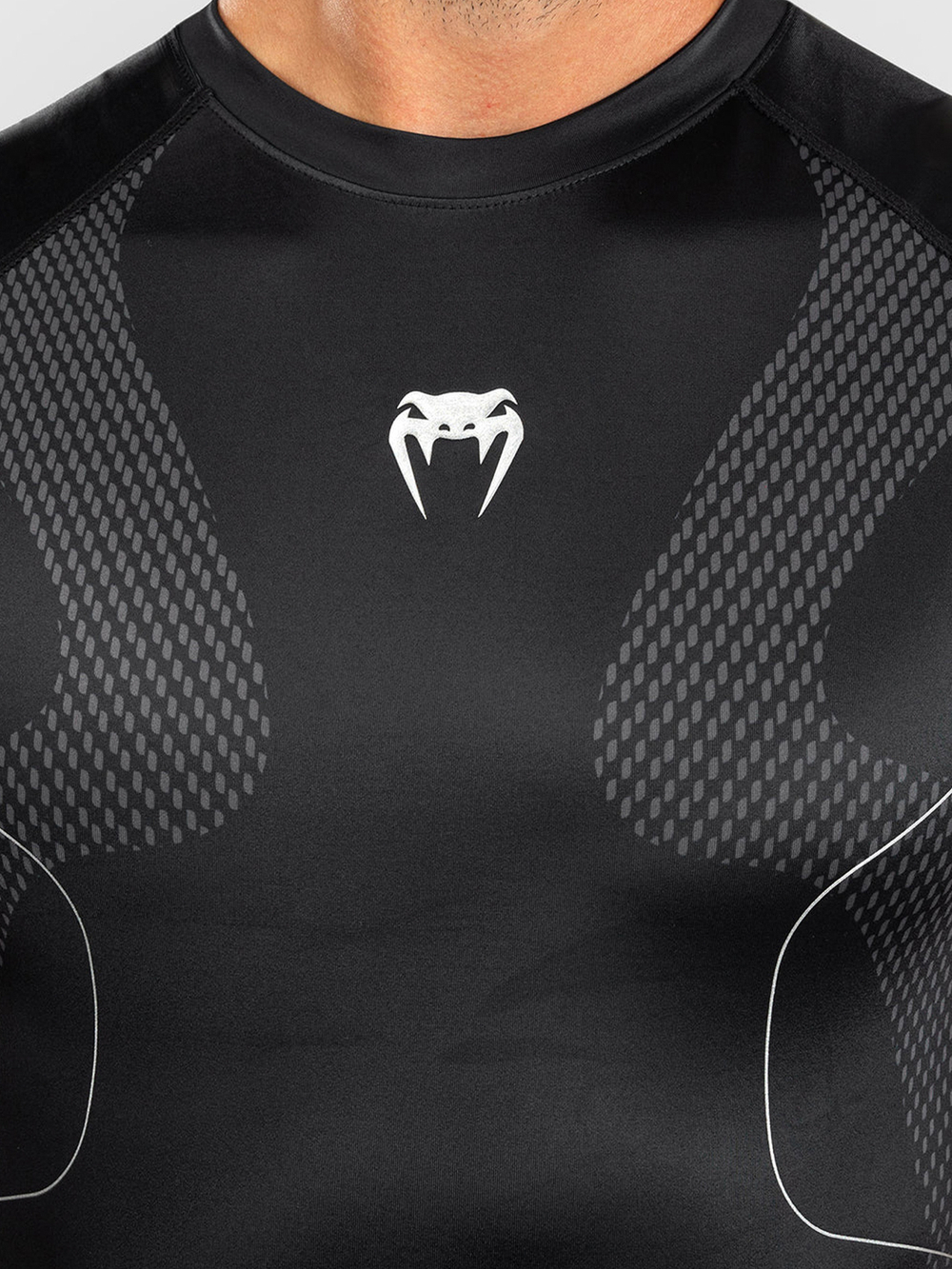 Рашгард Venum Nexus Black/Silver S/L