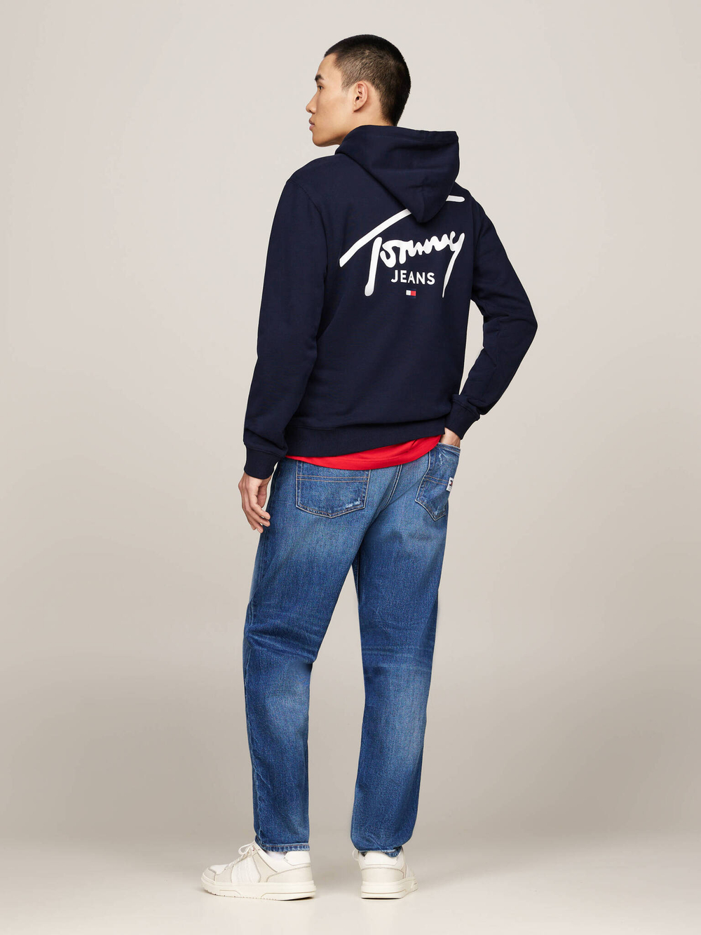 Худи Tommy Jeans - темно-синий(DM0DM19229)
