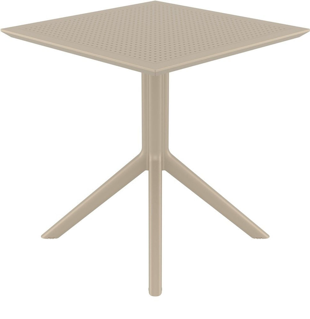 Стол пластиковый Siesta Contract Sky Table 70, бежевый