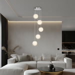 Citilux Адам Смарт CL228A051 RGB LED Умная каскадная люстра Матовый Хром