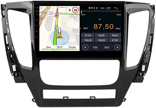 Магнитола для Mitsubishi Pajero Sport 3 2016-2021 (АКПП) - Parafar PF231LUX2FHD на Android 13, CarPlay, 4G SIM-слот