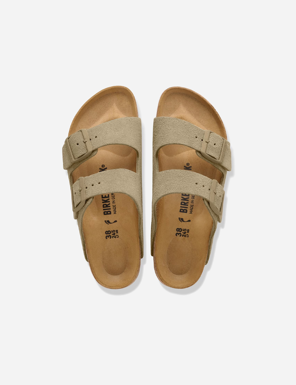 Birkenstock Arizona Suede "Faded Khaki"