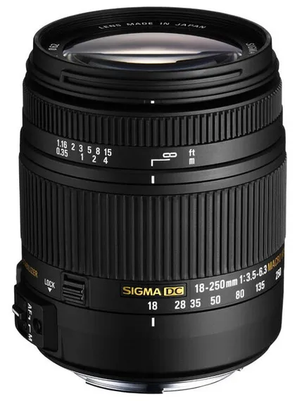 Объектив Sigma 18-250mm F3.5-6.3 DC Marco OS HSM (Nikon F)
