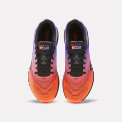Кроссовки мужские Reebok Nano X5 (Фиолетово-Оранжевые)