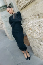 Топ с воланом Simona Black