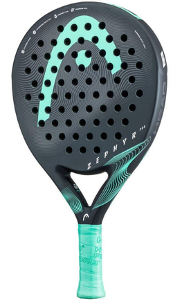 Ракетка для падел Zephyr Pro Head черный бирюзовый