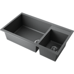 Мойка Omoikiri Tedori 86-2-LB-PL Tetogranit/платина