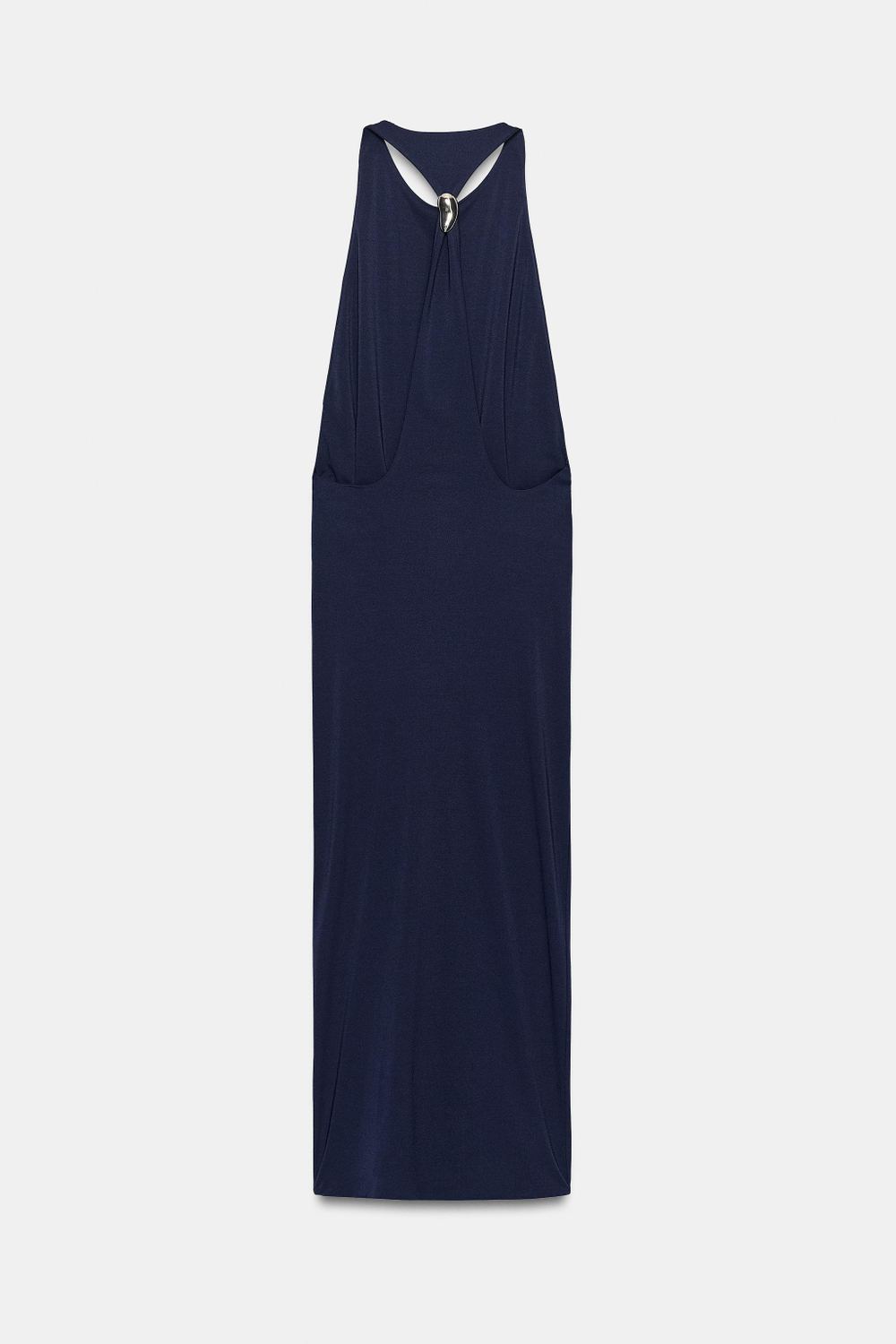 ПЛАТЬЕ МИДИ С ДЕКОРАТИВНОЙ ДЕТАЛЬЮ — ZARA