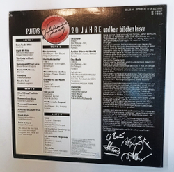Винтажная виниловая пластинка LP Puhdys 20 Jahre Puhdys 2LP (ГДР 1989)