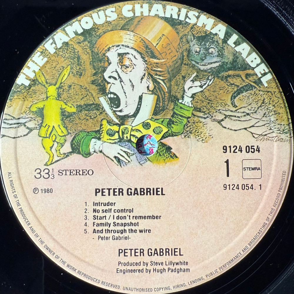 Peter Gabriel - Peter Gabriel (Голландия 1980г.)