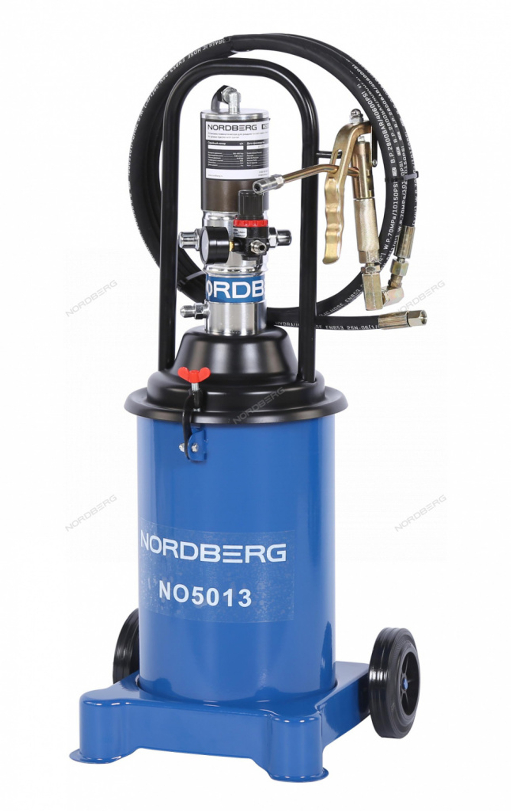 NORDBERG NO5013 Установка пневматическая для раздачи густой смазки с баком, 12 л