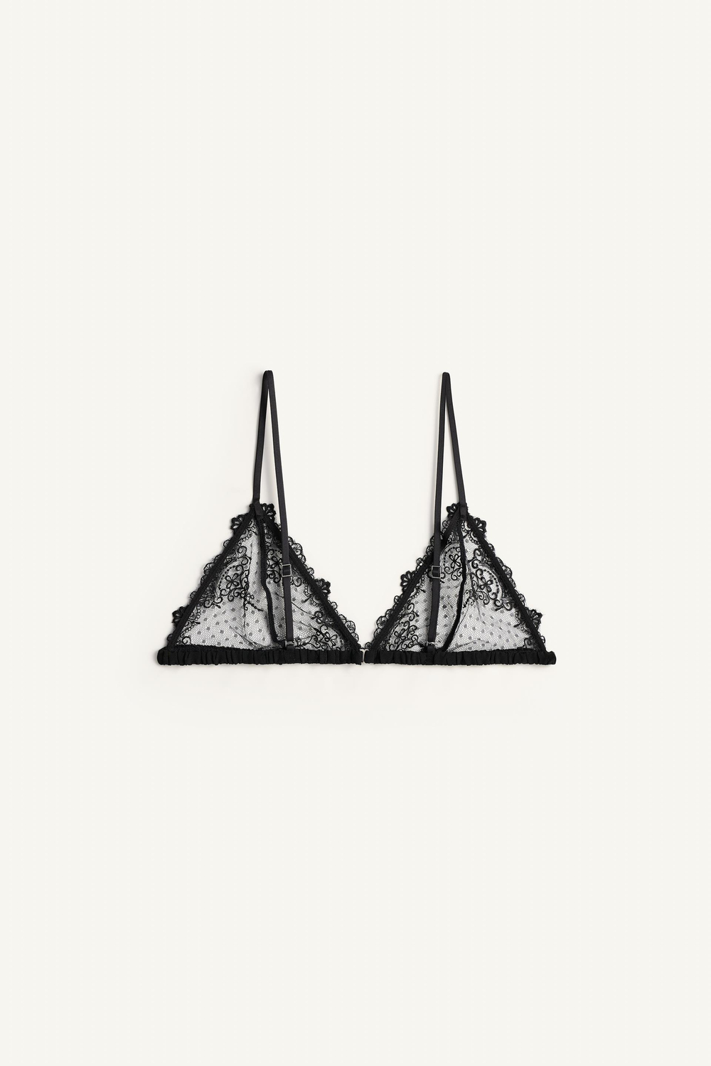 ZARA БЮСТГАЛЬТЕР С КРУЖЕВОМ - LIMITED EDITION, ЧЕРНЫЙ