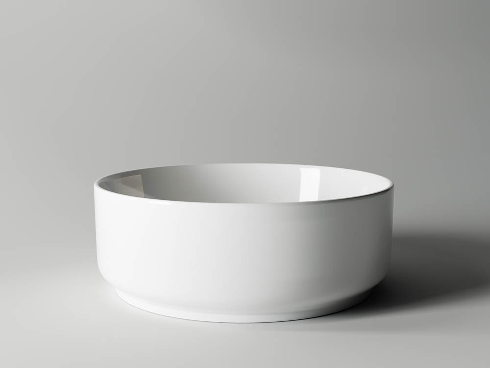 Умывальник чаша накладная круглая Ceramicanova Элемент (Element) 360x360x120мм CN5001