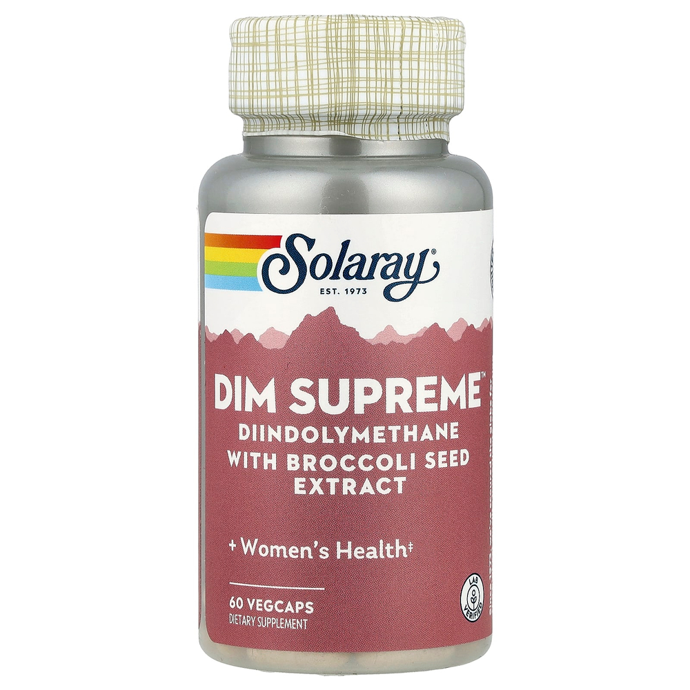 Solaray, DIM Supreme™, 60 капсул VegCap
