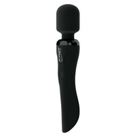 Черный аккумуляторный вибратор-wand 23см PipeDream Wanachi Body Recharger Black 3039-23