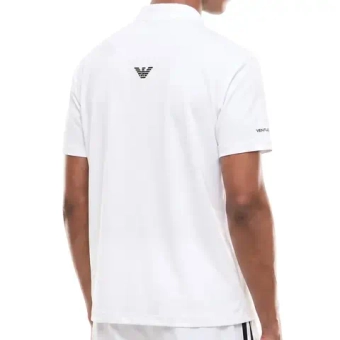 Мужское теннисное поло EA7 Man Jersey - white
