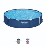 Бассейн каркасный Steel Pro 366*76 см + фильтр-насос 1249 л/ч (I) Bestway (56681)