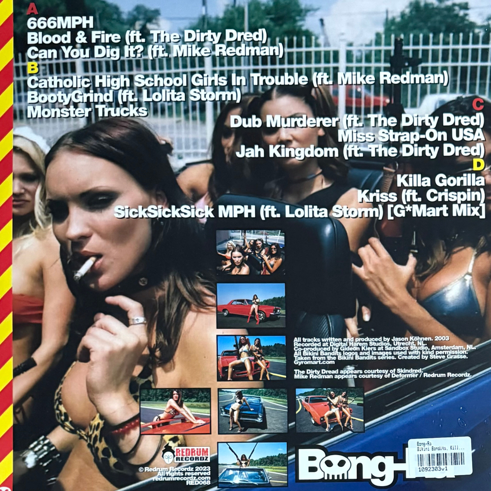 Виниловая пластинка Bong-Ra ‎– Bikini Bandits, Kill! Kill! Kill! 2LP