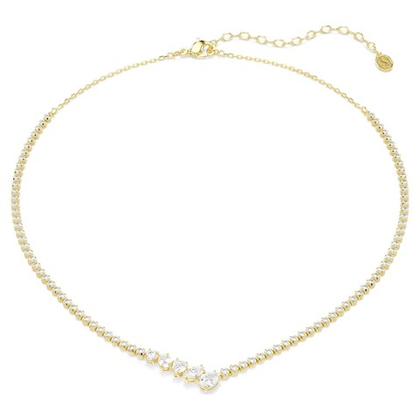 MESMERA:NECKLACE V-SHAPE WHI/GOS