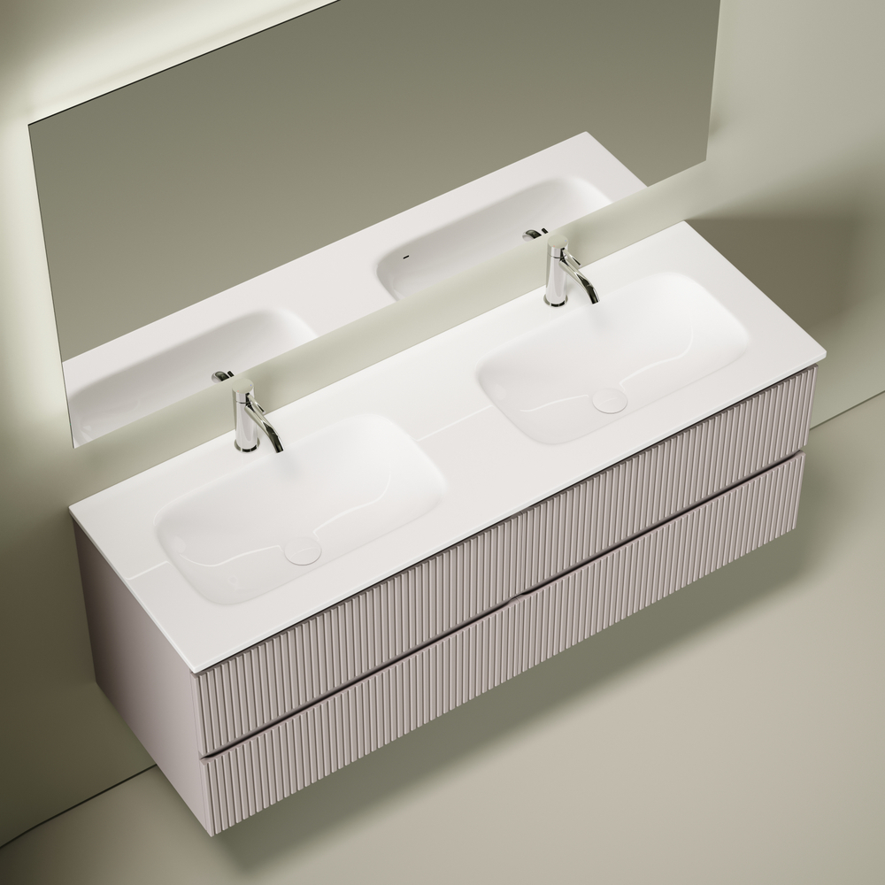 Тумба подвесная Sancos Snob T c двумя ящиками 690х445х500, Doha Soft, SNT70SM, арт. SNT70SM