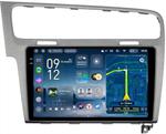 Магнитола для Volkswagen Golf 7 2012-2020 (рамка серебро) - Teyes CC4-PRO монитор 10.36" 2K QLED на Android 13, Быстрейшая, Snapdragon 778G, ИИ, CarPlay, DSP, 4G SIM-слот