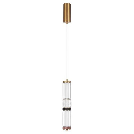 5455/12L L-VISION ODL_EX26 043 сатин.латунь/терракот/черный Подвес LED 12W 4000K COLLIER