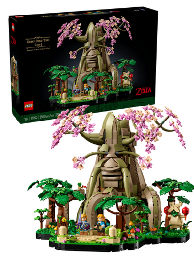 Конструктор Лего Легенда о Зельде Великий Дерево Деку 77092 | LEGO The Legend of Zelda Great Deku Tree 2500 деталей 18+