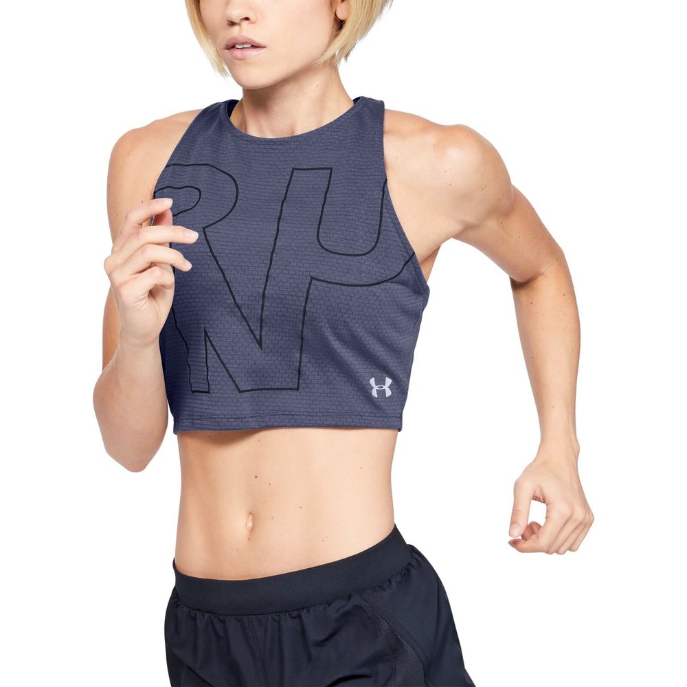 Майка W UA Streaker 2.0 RUN Crop Top