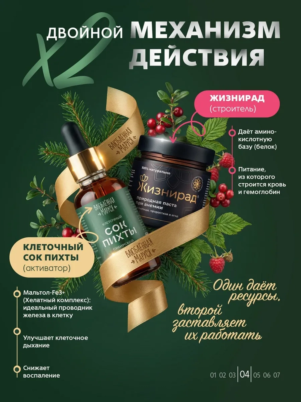 Набор при железодефиците