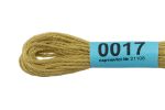 Мулине Gamma 100% хлопок, цв.0017 св.оливковый, 24 мотка по 8 метров
