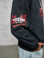 Толстовка / Худи демисезонная мужская LEGENDA Меч черная