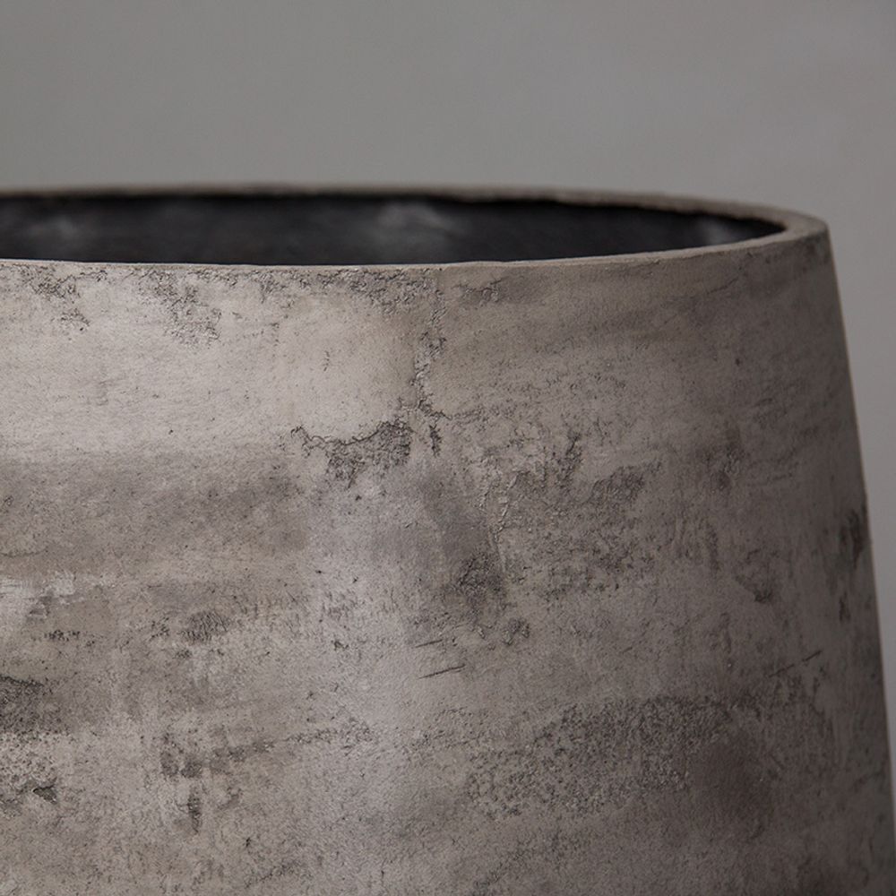 Кашпо COLONNA CONCRETE GREY DARK 40 x 40 x 80