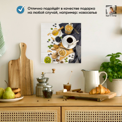 Картина karTTina "Все краски вкуса" 30х30 см