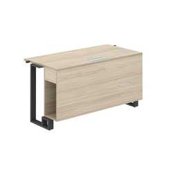 SP.0116.AR.AR.AN / Модуль прямой 1200х600х750 / столешница:акация равелло, подстолье:акация равелло, металлокаркас:антрацит, лючок:серый