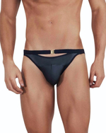 Черные мужские трусы-брифы с декоративным пояском Misty Brief (Размер: M) (Цвет: черный)