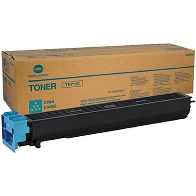 Тонер-картридж TN-711C Konica-Minolta bizhub C654/754/Pro C754 голубой a3vu450