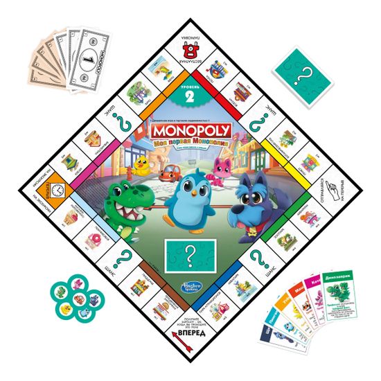 Настольная игра Hasbro Монополия Джуниор 2в1