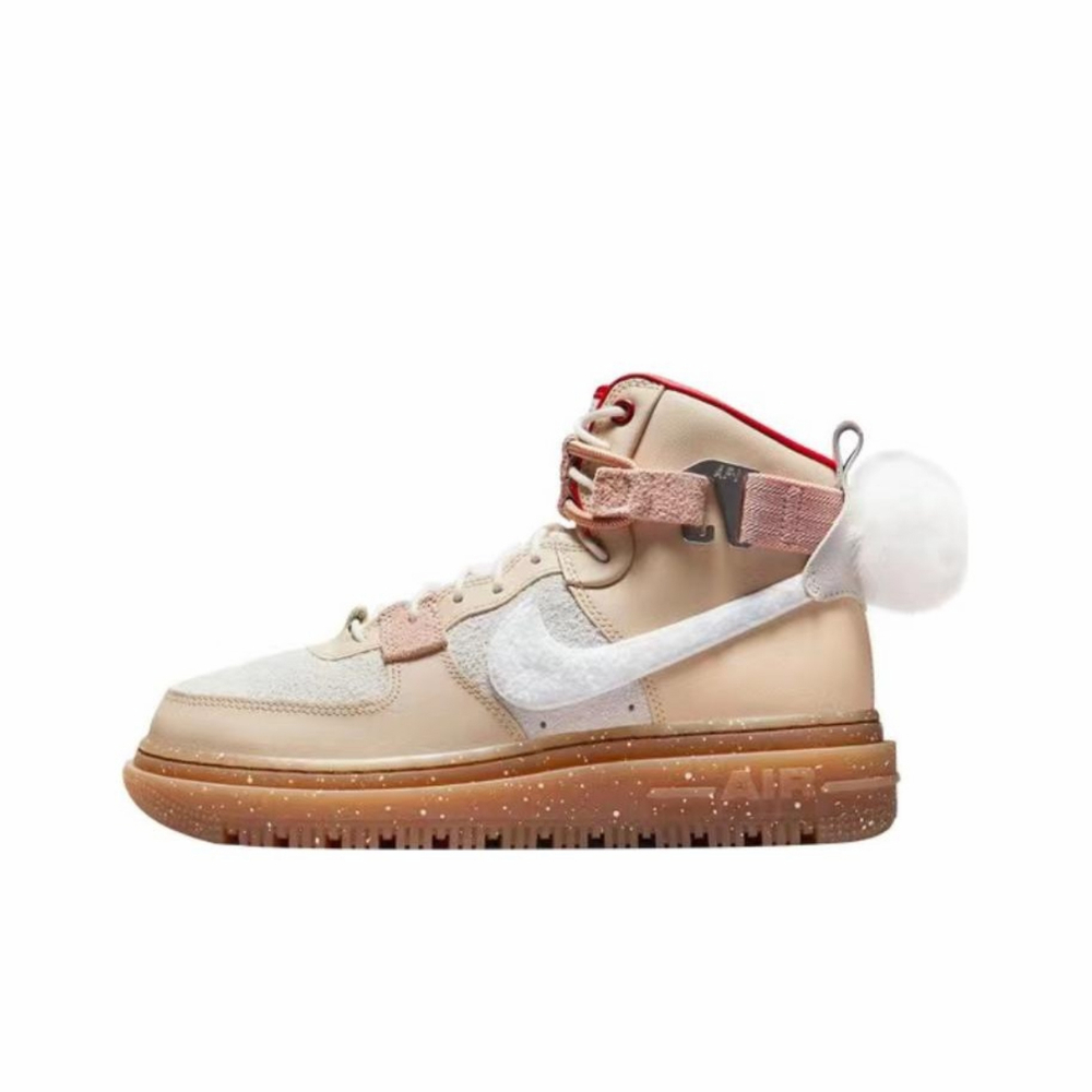 Кроссовки Nike AF1 High (с помпоном)