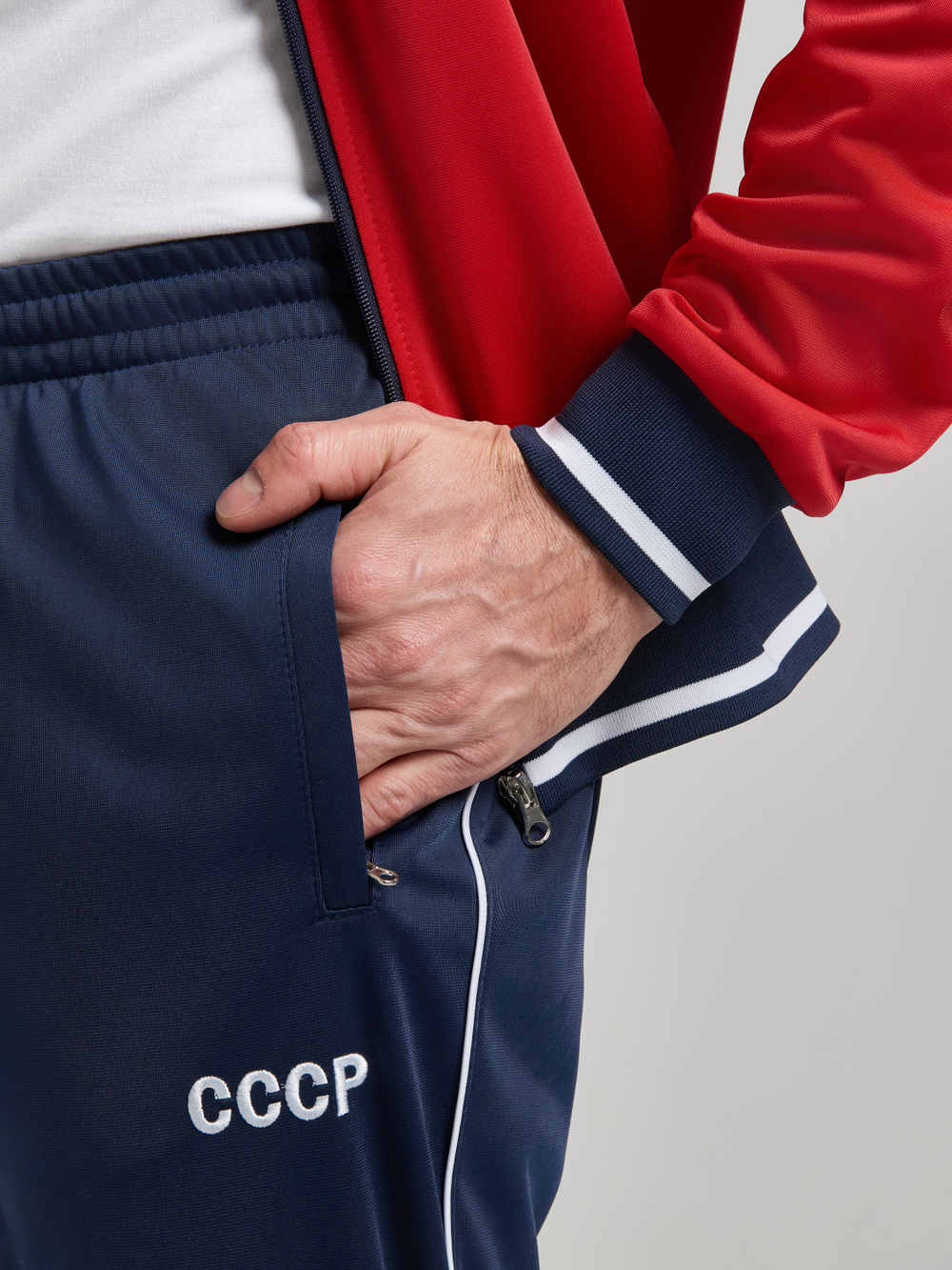 Спортивный костюм мужской СССР 10M-RT-1634 красный