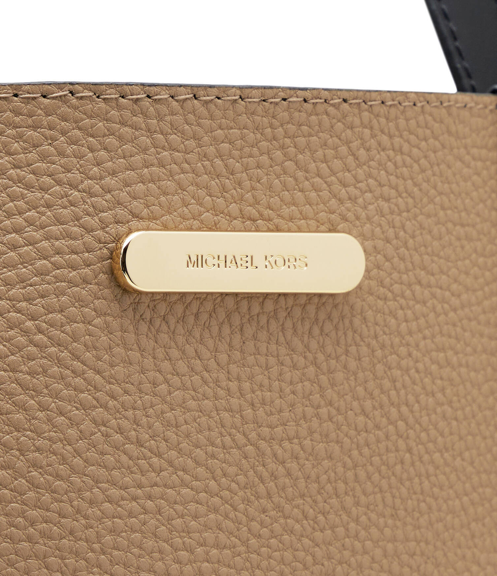 Кожаный шопер двухсторонний + поясная сумка Eliza Michael Kors - черный(30F3GZAT4T)