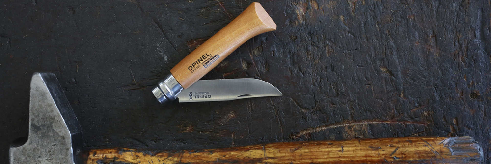 Нож складной Opinel №7, нержавеющая сталь, рукоять из бука, 000693