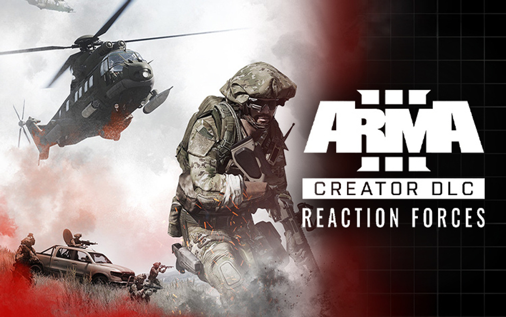 Arma 3 Creator DLC: Reaction Forces (для ПК, цифровой код доступа)