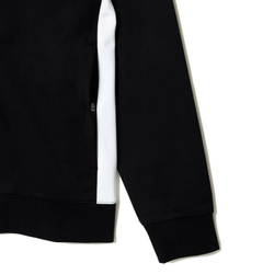 Мужская теннисная кофта Lacoste Tennis Zipped Ripstop Tennis Sweatshirt - black