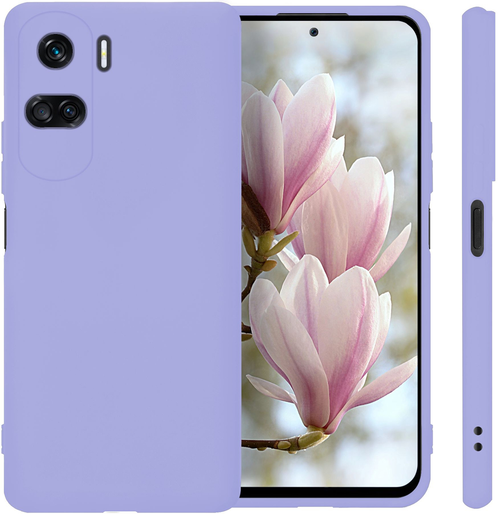 Мягкий Soft Touch чехол из силикона для HONOR 90 LITE с бархатной подкладкой