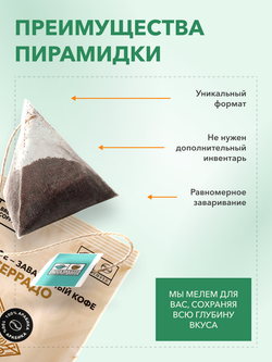 Кофе Брюд Бразилия Серрадо саше 20 шт