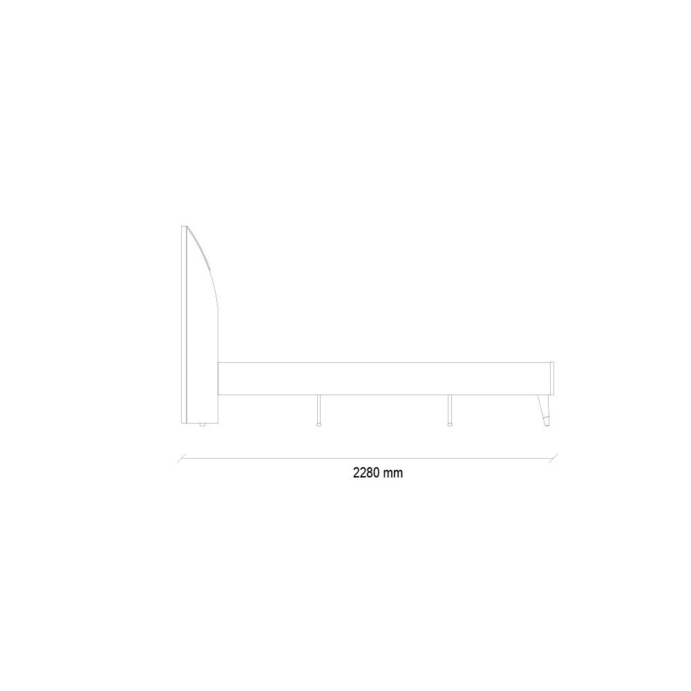 Основание без ящика 150x200 ENZAHOME BASEL EH59491