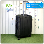 Средний чемодан Mironpan Model H, Черный, с расширителем
