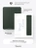 Чехол книжка для iPad 5/6 (9,7") / Air 1/2 (9,7") Gurdini Milano Series Pine Green