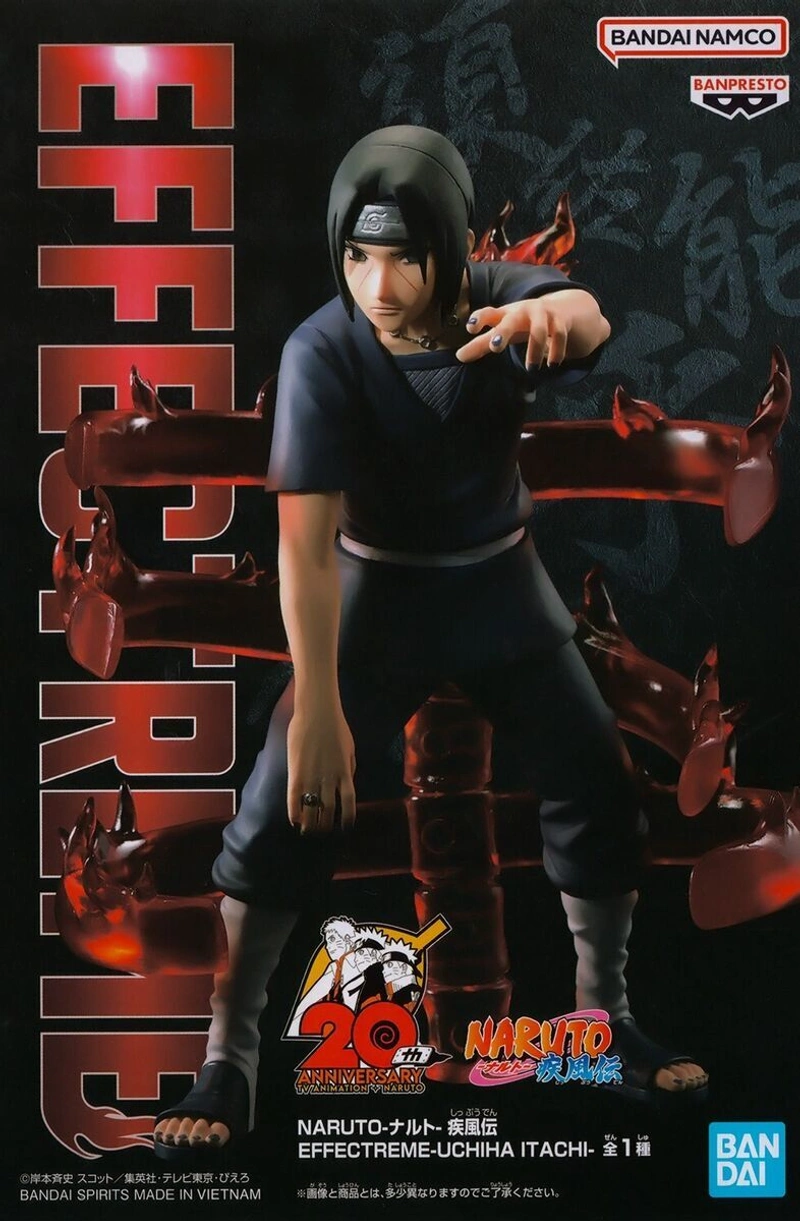 Фигурка Banpresto - Naruto Shippuden - Uchiha Itachi, Bandai Spirits Effectreme Figure