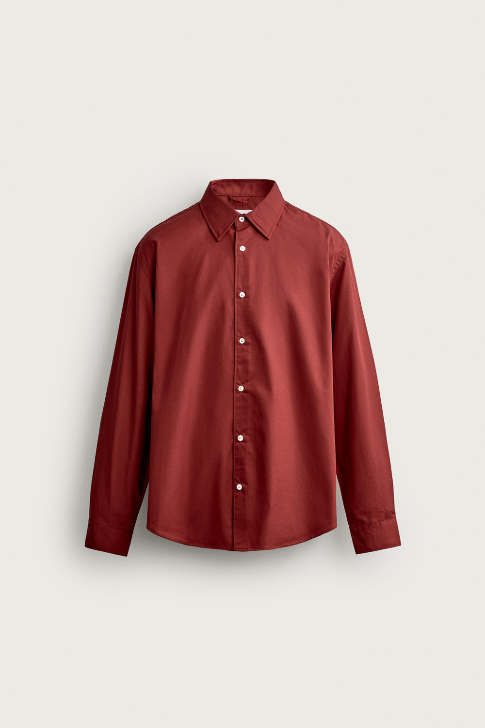 РУБАШКА RELAXED FIT ИЗ ХЛОПКА И ЛИОЦЕЛЛА — ZARA